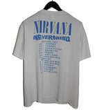 Nirvana 1991 Nevermind Australia New Zealand Tour Shirt - Faded AU