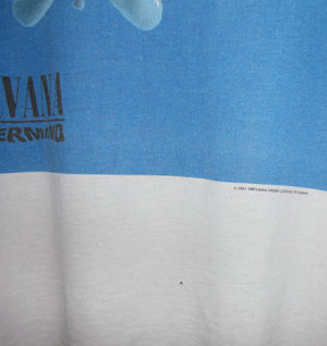 Nirvana 1991 Nevermind Australia New Zealand Tour Shirt - Faded AU