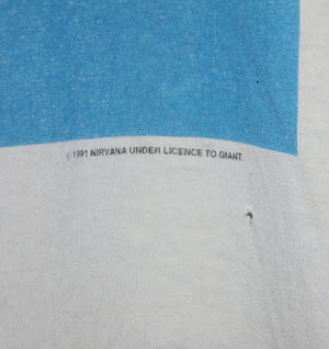 Nirvana 1991 Nevermind Australia New Zealand Tour Shirt X-LARGE - Faded AU