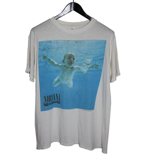 Nirvana 1991 Nevermind Australia New Zealand Tour Shirt X-LARGE - Faded AU