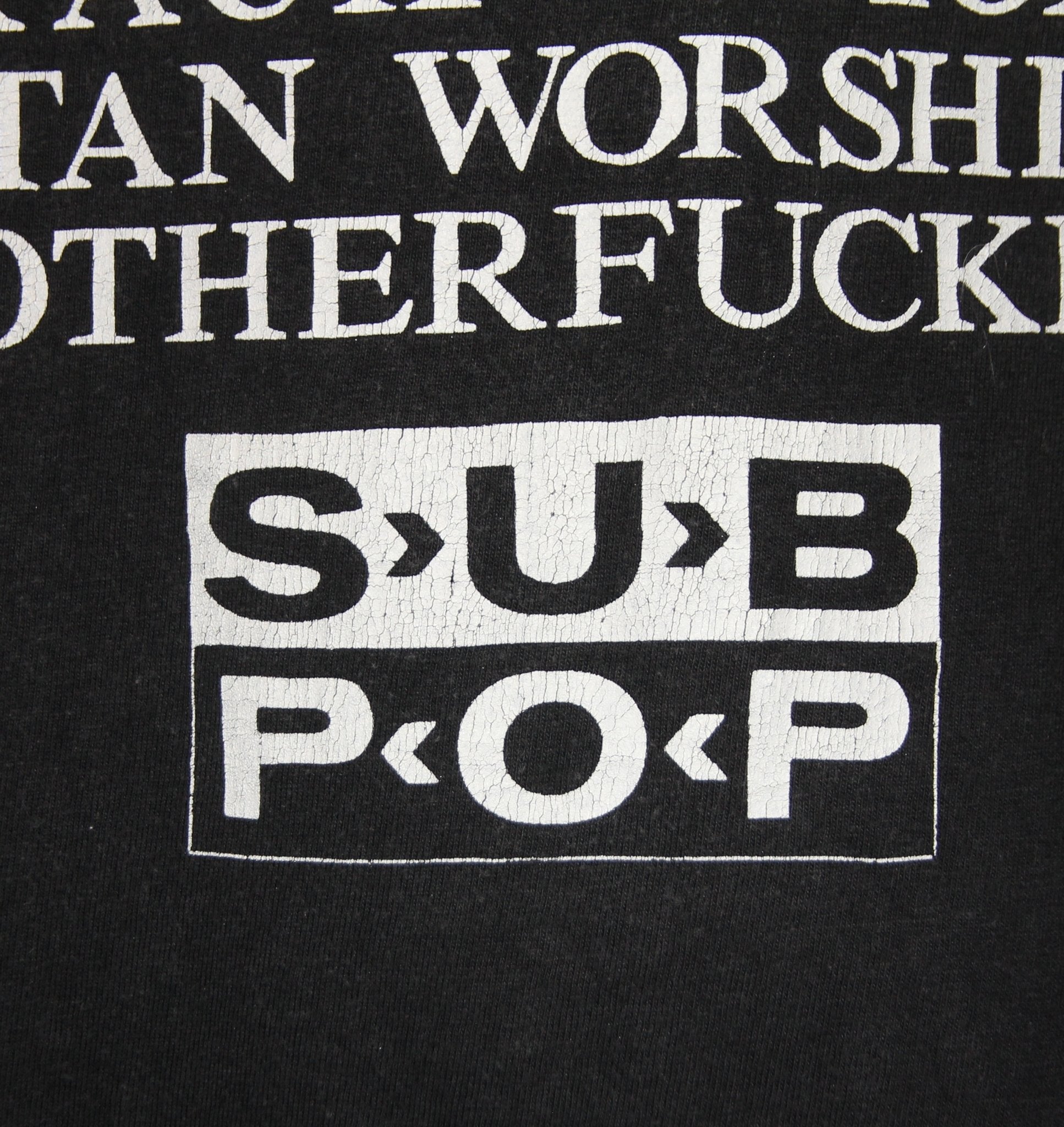 Nirvana 1991 Vestibule Sub Pop Shirt - Faded AU