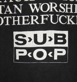 Nirvana 1991 Vestibule Sub Pop Shirt - Faded AU