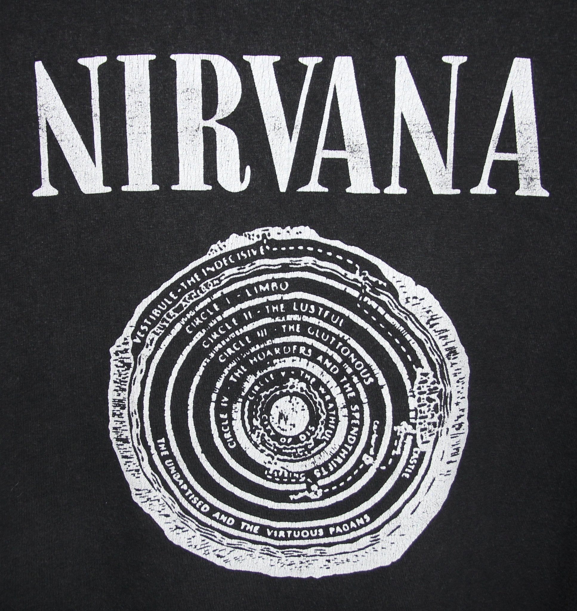 Nirvana 1991 Vestibule Sub Pop Shirt - Faded AU
