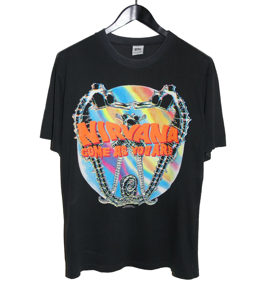 Nirvana 1992 Come As You Are Shirt - Faded AU