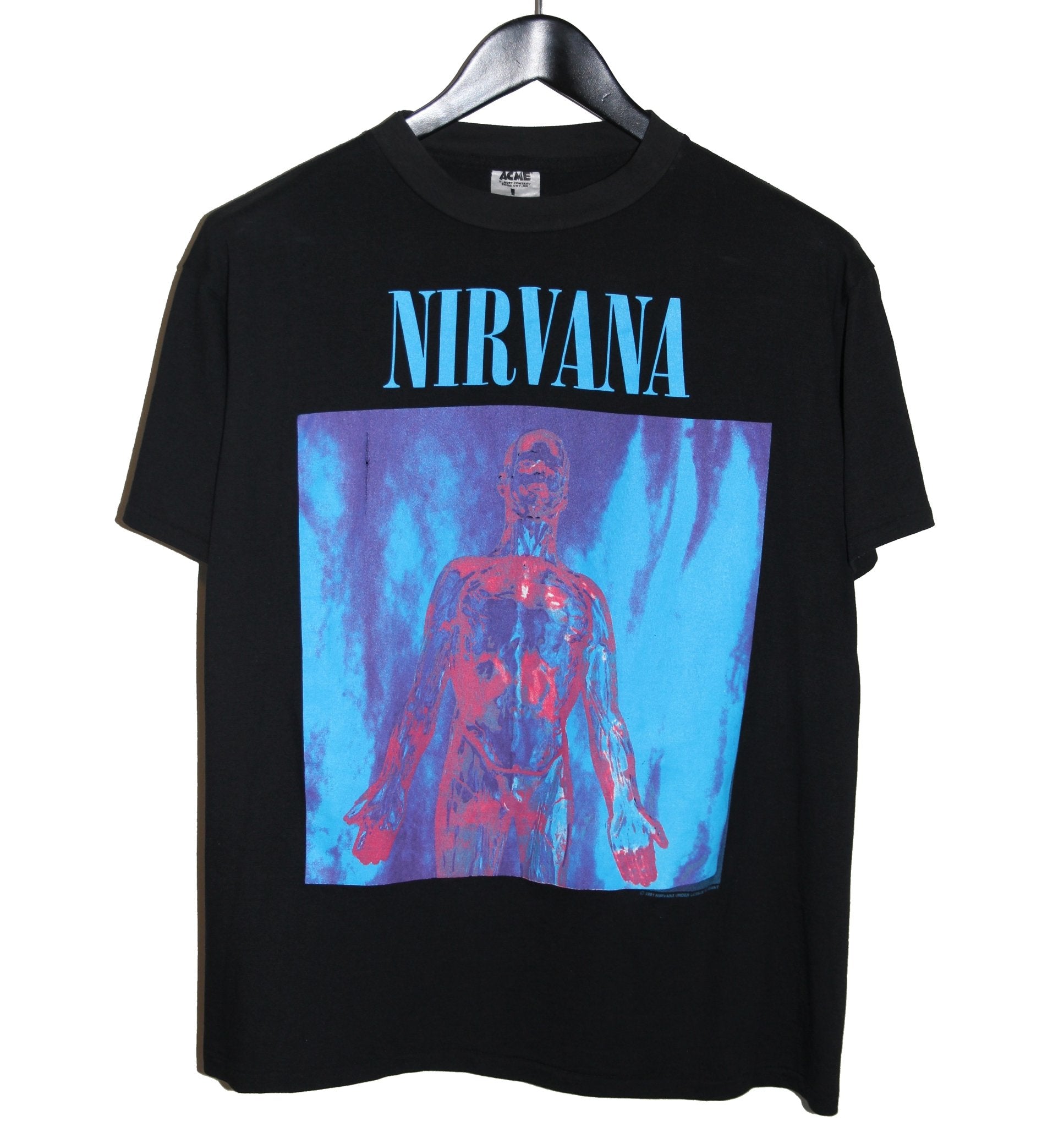 Nirvana 1992 Sliver Shirt LARGE – Faded AU
