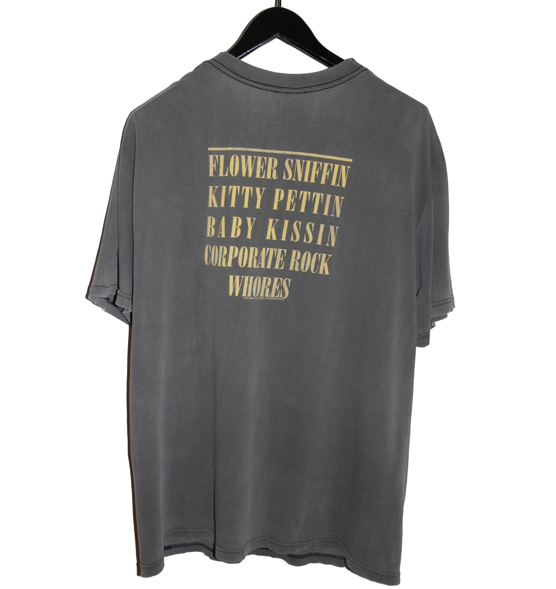 Nirvana 1992 Smiley Shirt - Faded AU