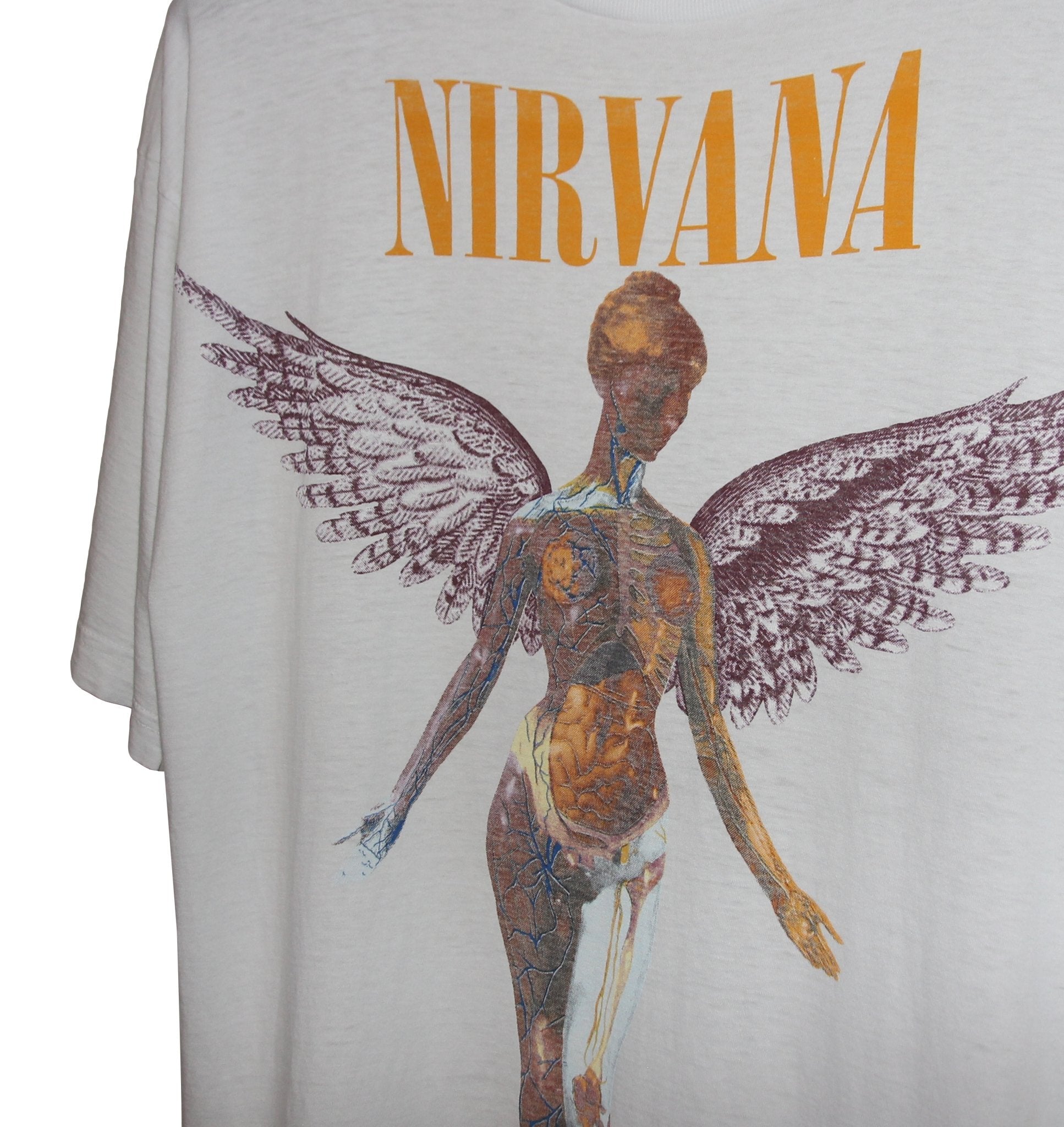 Nirvana 1993 In Utero Album Shirt - Faded AU