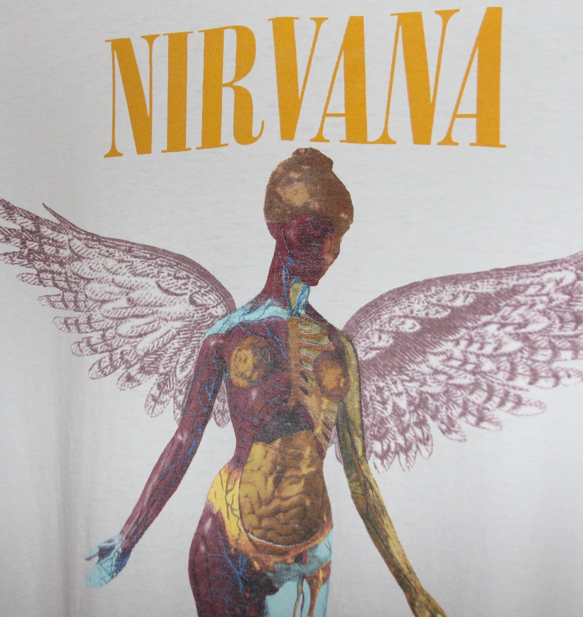 Nirvana 1993 In Utero Album Shirt - Faded AU