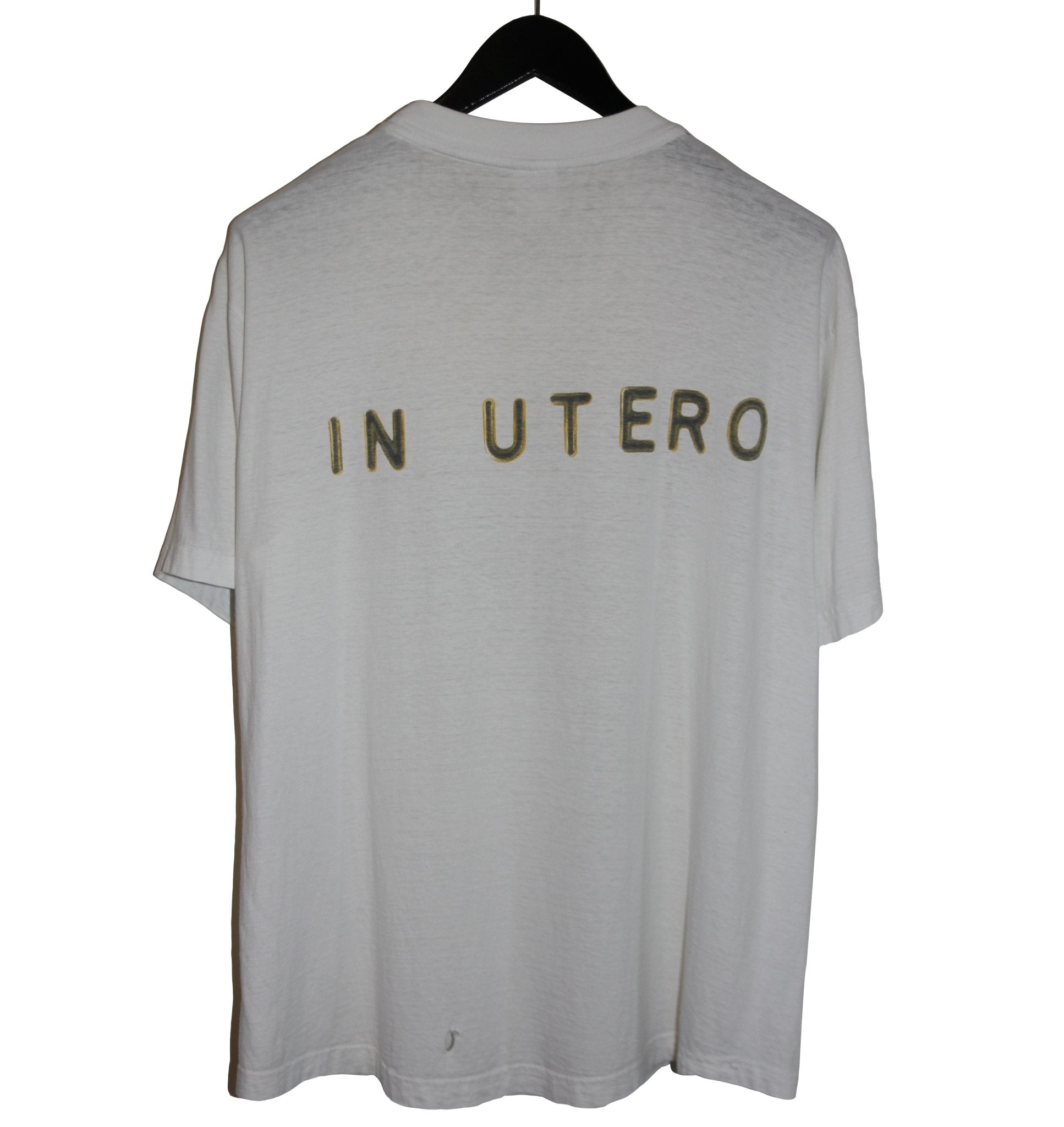 Nirvana 1993 In Utero Album Shirt - Faded AU