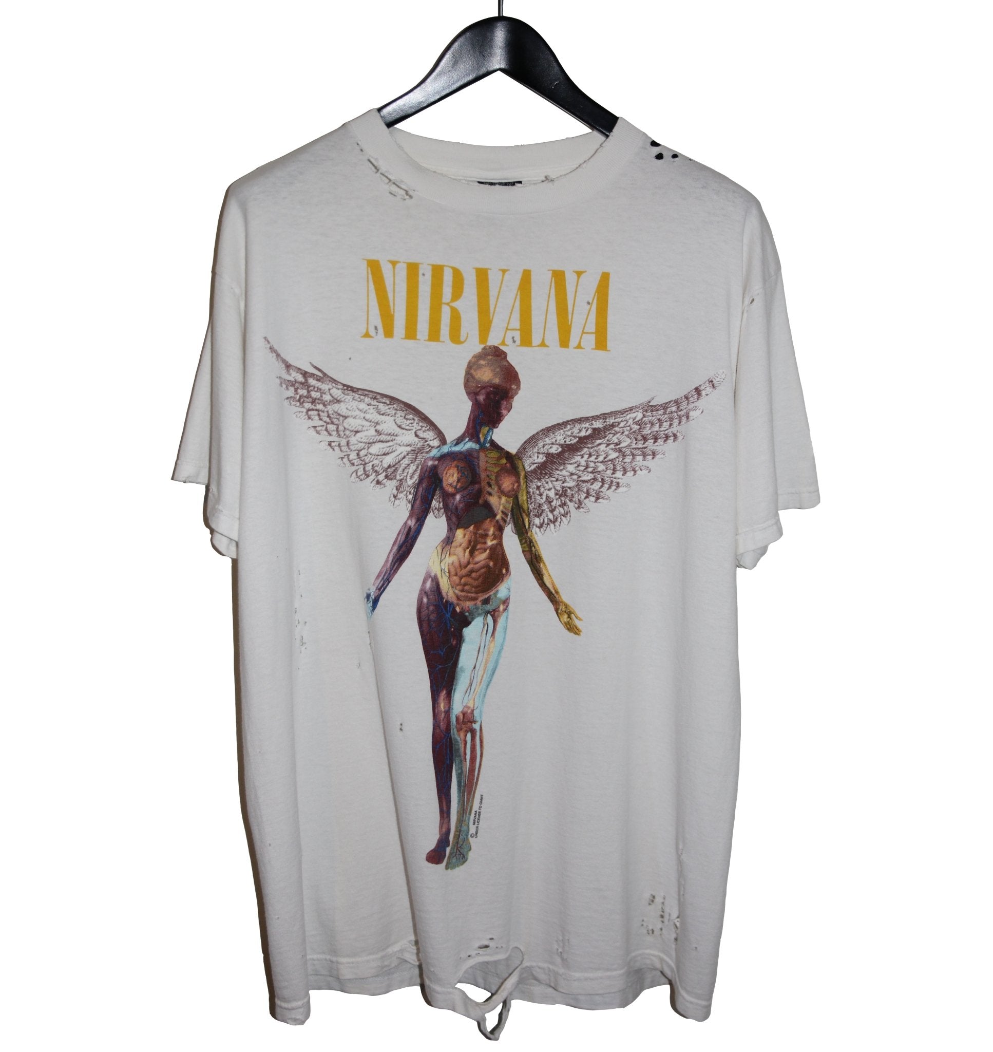 Nirvana 1993 In Utero Album Shirt - Faded AU
