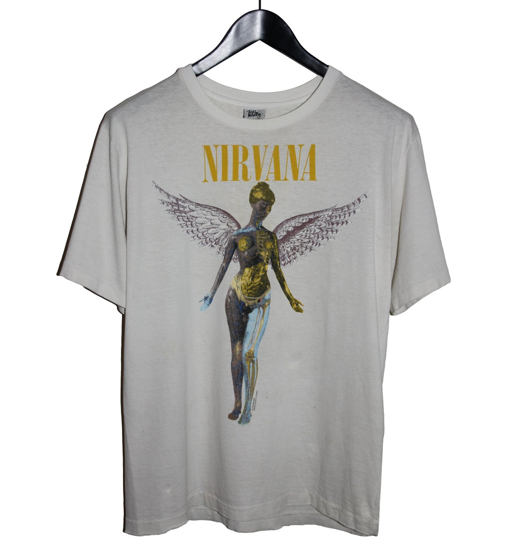 Nirvana 1993 In Utero Album Shirt - Faded AU