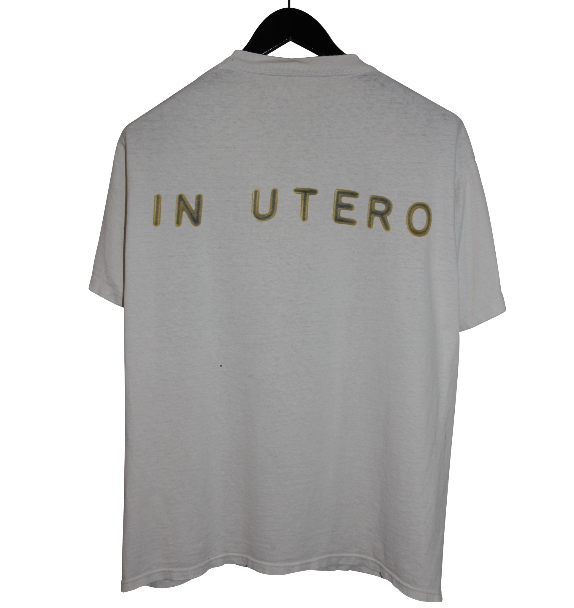 Nirvana 1993 In Utero Album Shirt - Faded AU