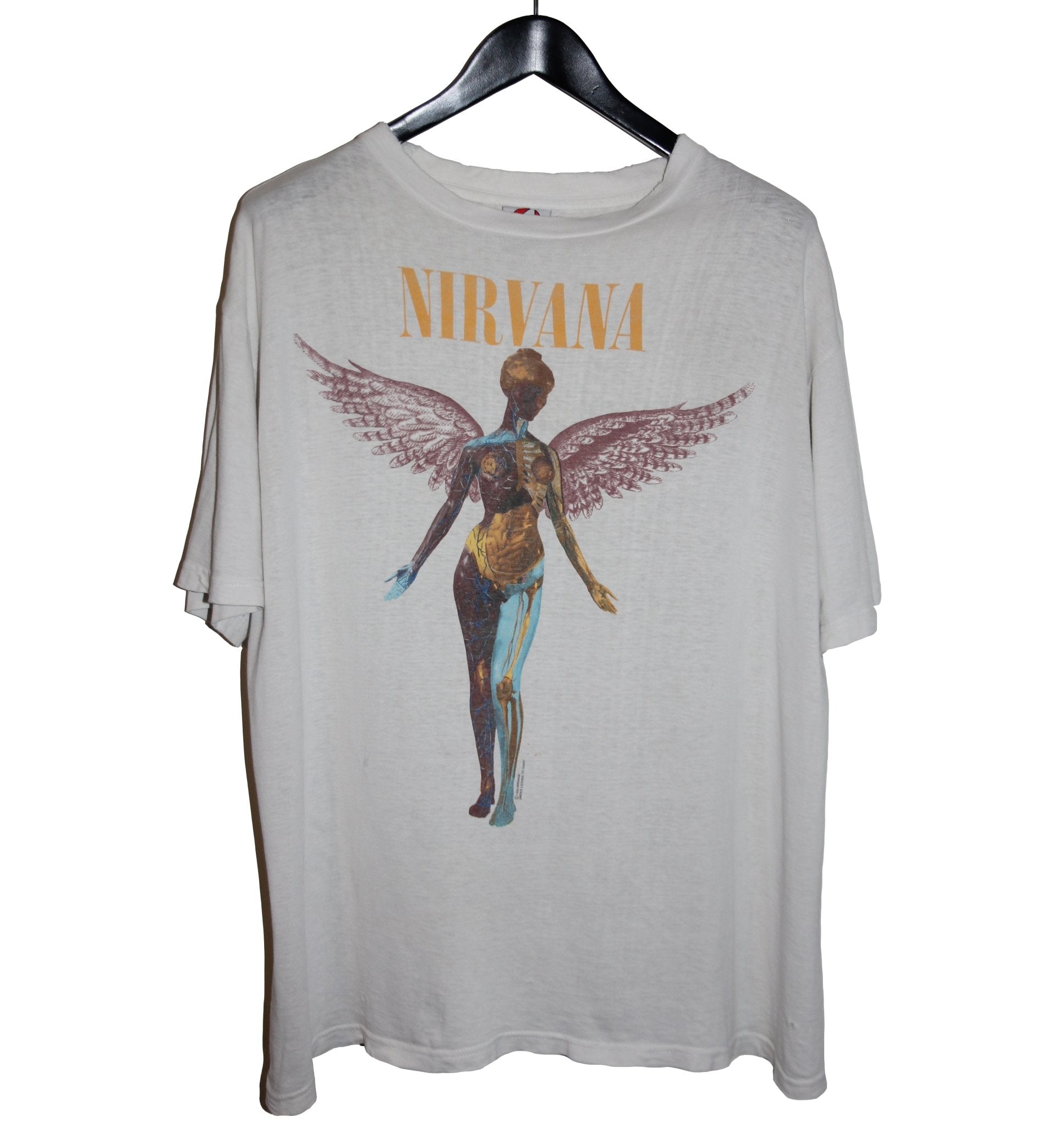 Nirvana 1993 In Utero Album Shirt - Faded AU