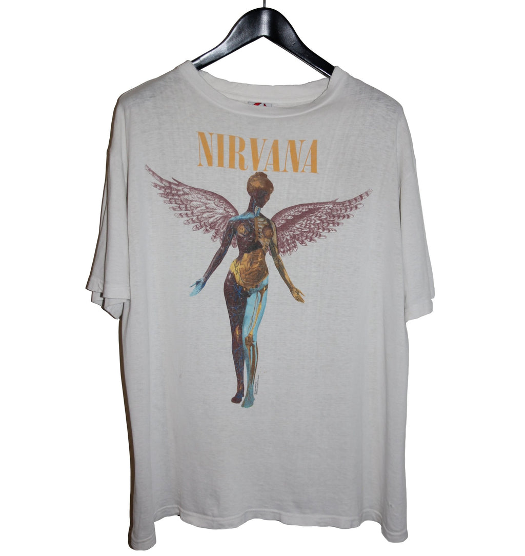 Nirvana 1993 In Utero Album Shirt - Faded AU