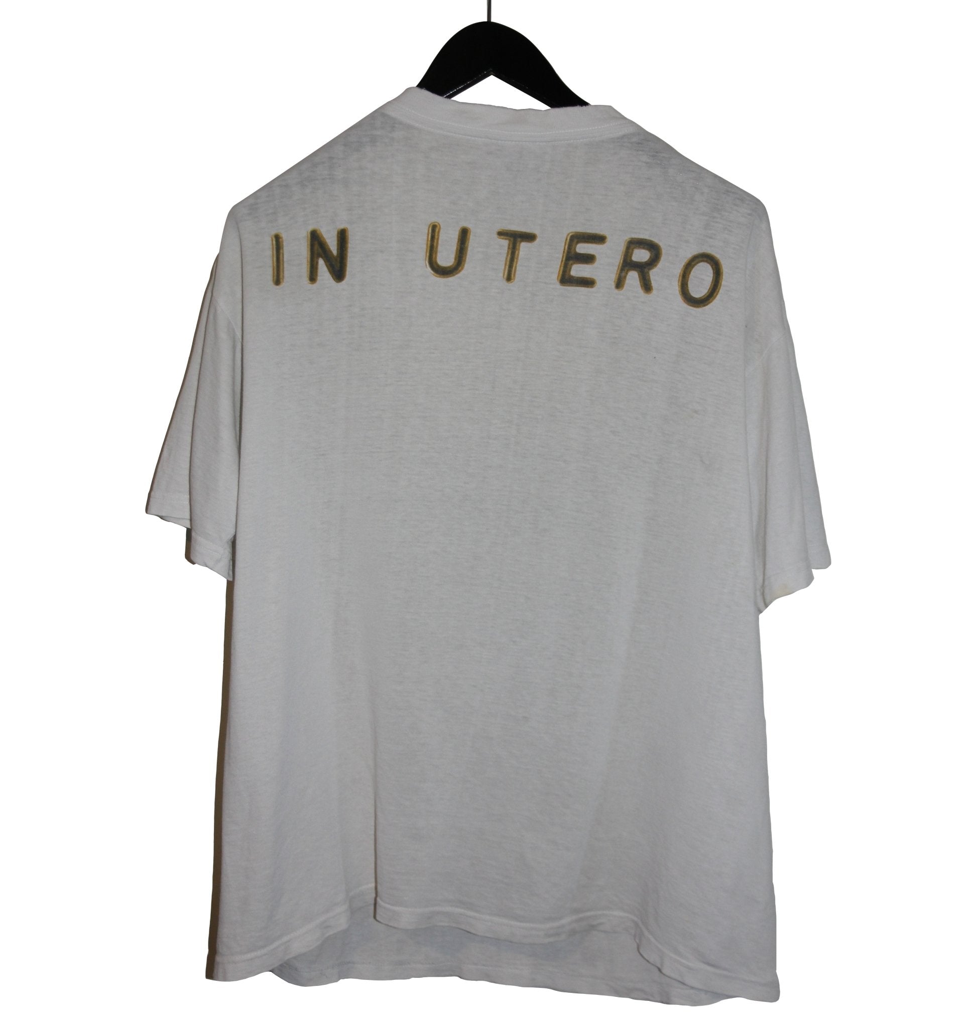 Nirvana 1993 In Utero Album Shirt - Faded AU