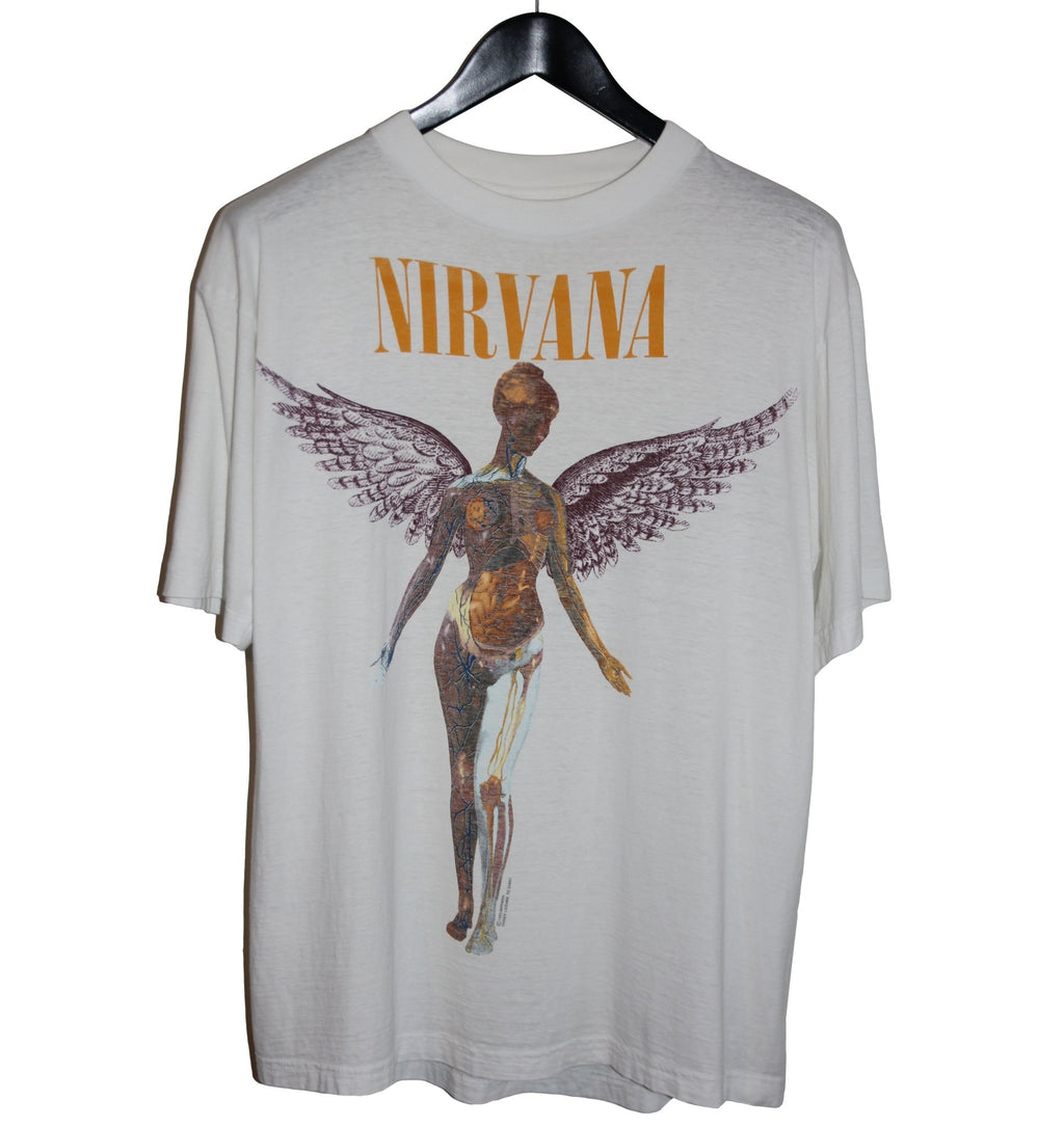 Nirvana 1993 In Utero Album Shirt - Faded AU