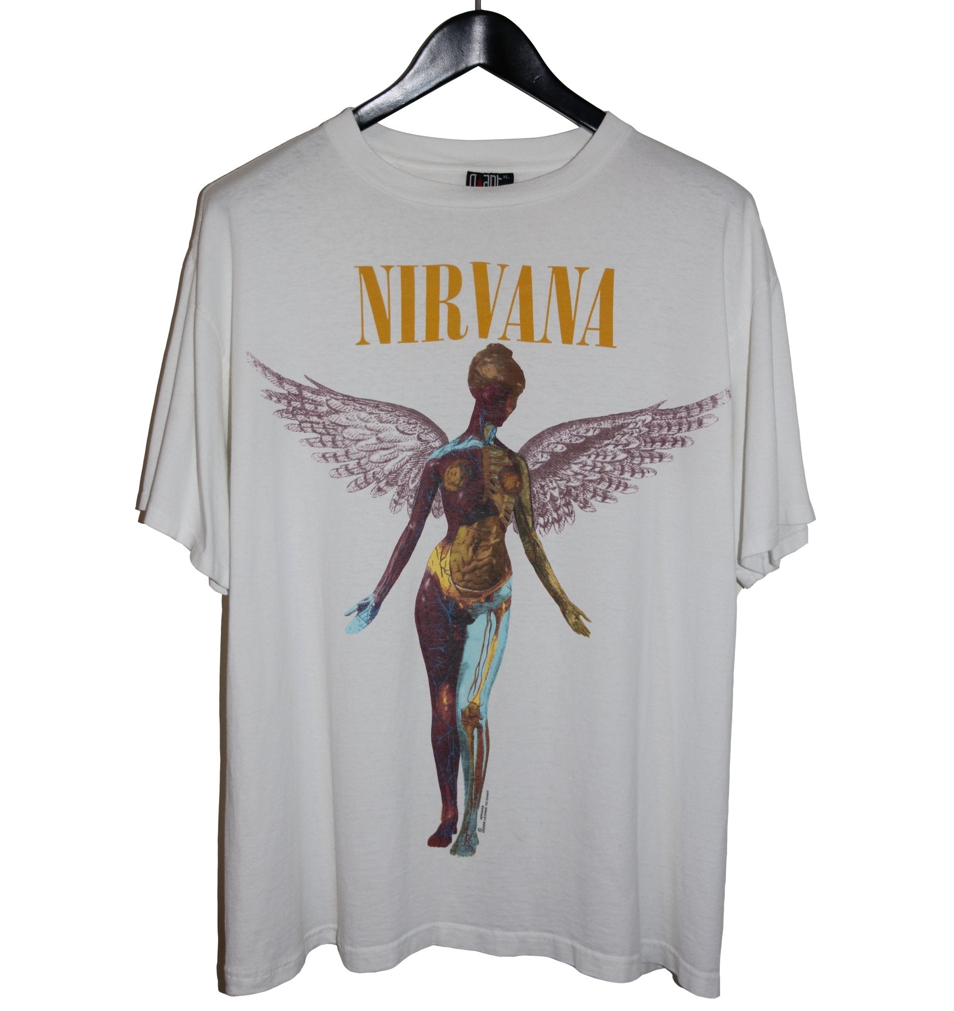 Nirvana 1993 In Utero Album Shirt - Faded AU