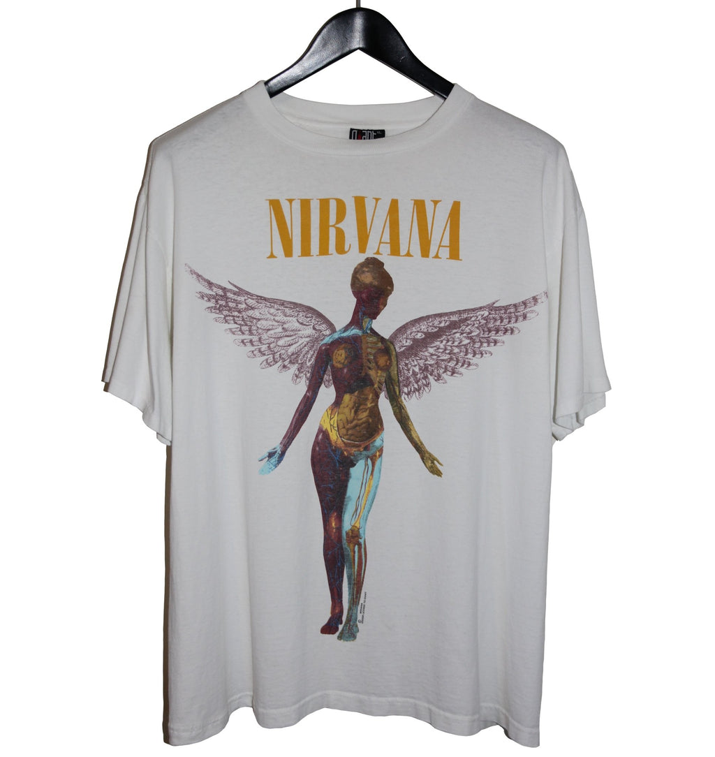 Nirvana 1993 In Utero Album Shirt - Faded AU