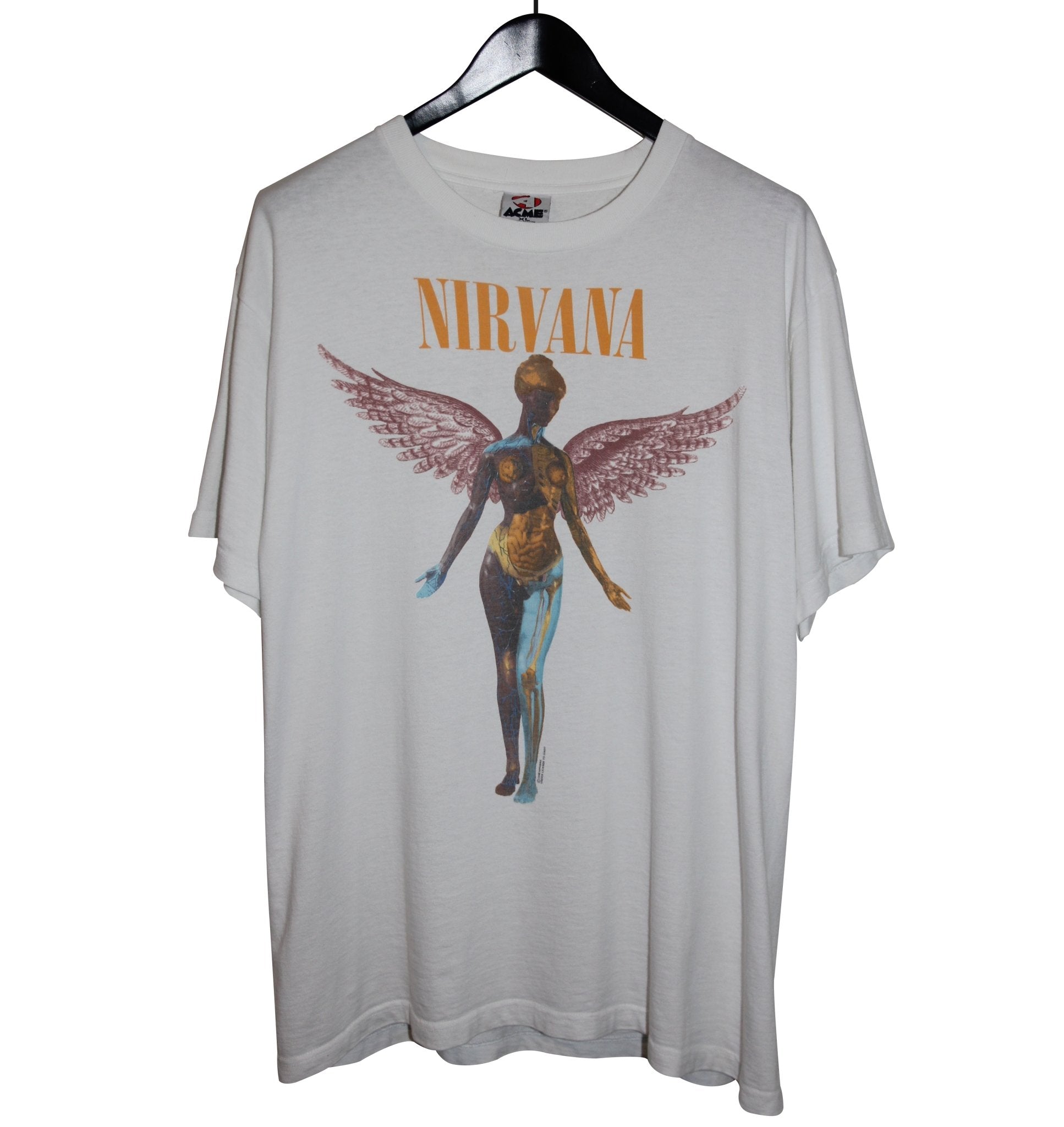 Nirvana 1993 In Utero Album Shirt - Faded AU