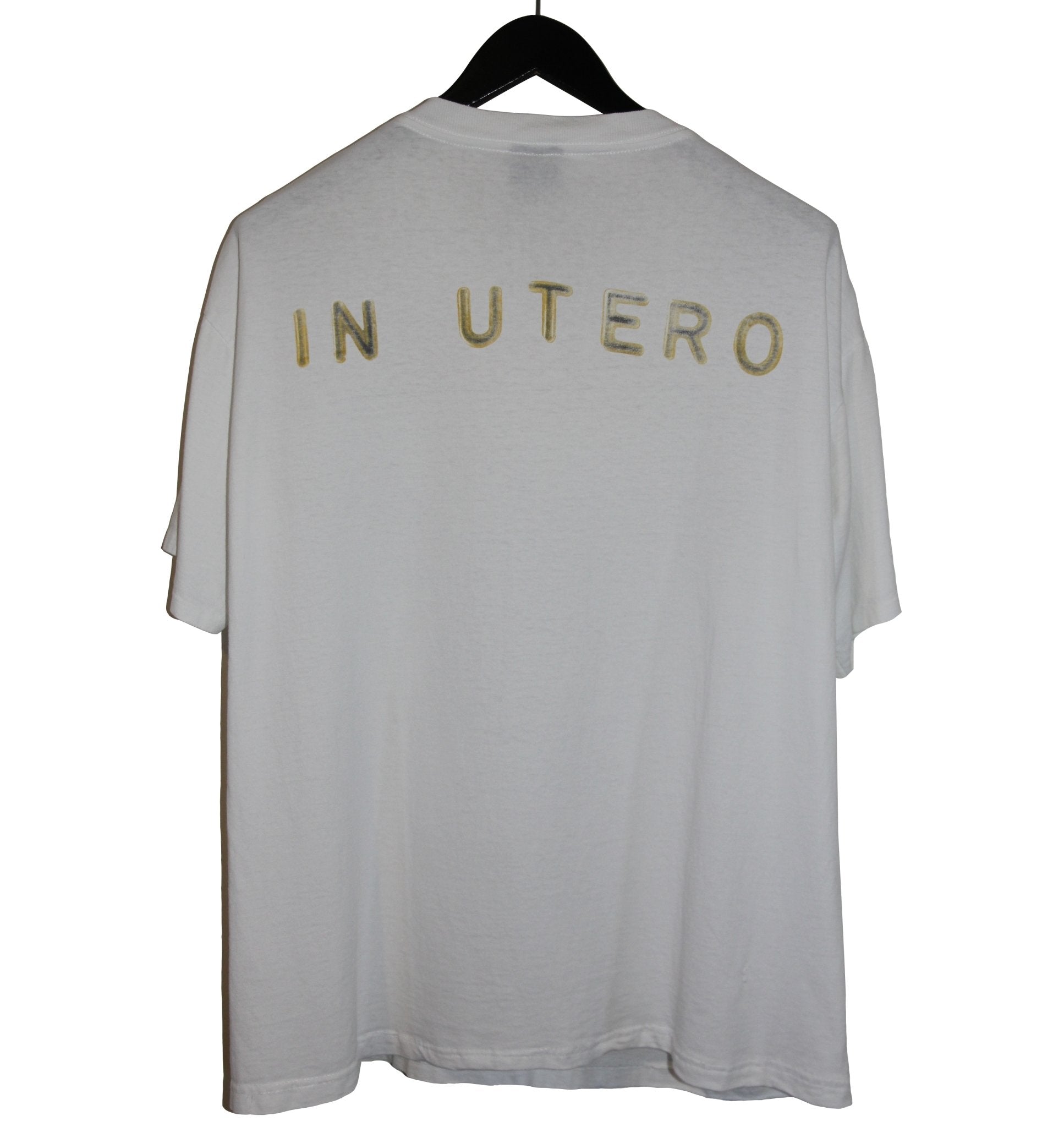 Nirvana 1993 In Utero Album Shirt - Faded AU
