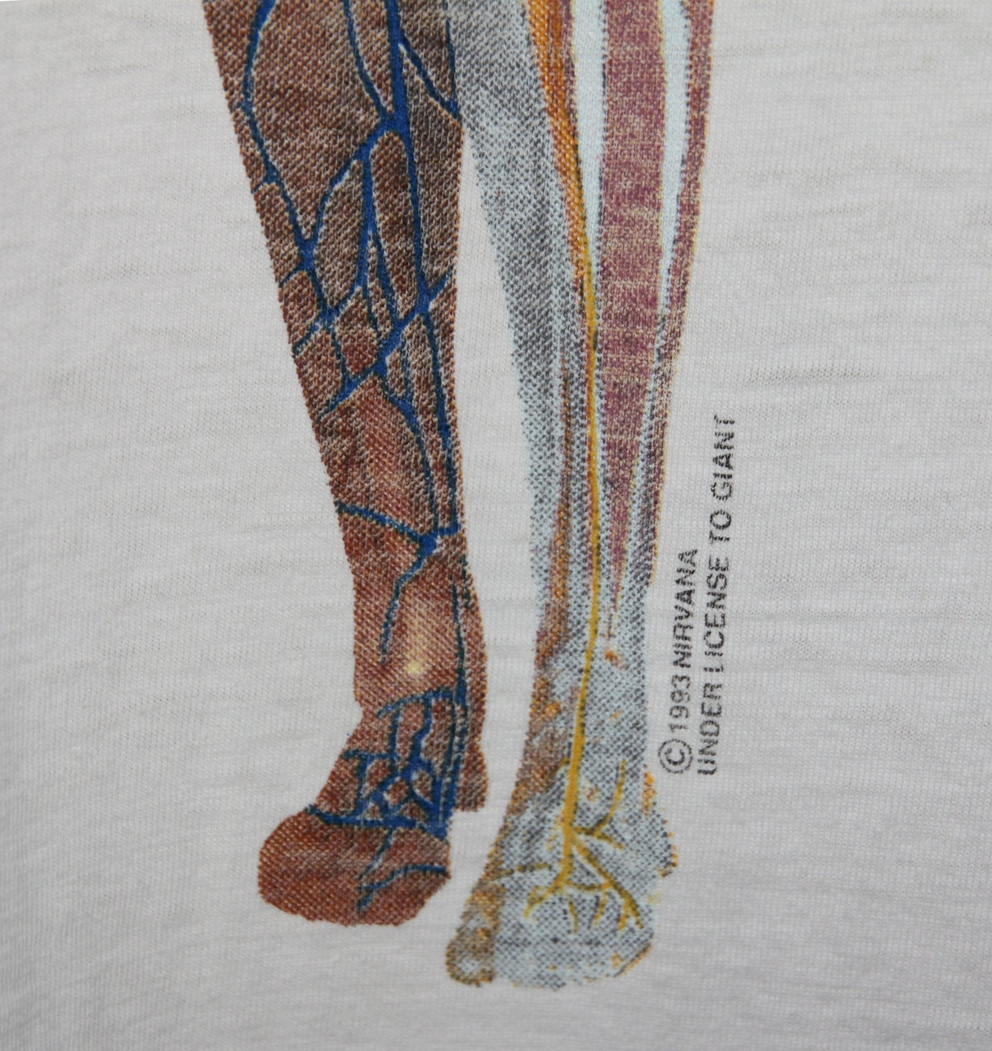 Nirvana 1993 In Utero Album Shirt - Faded AU
