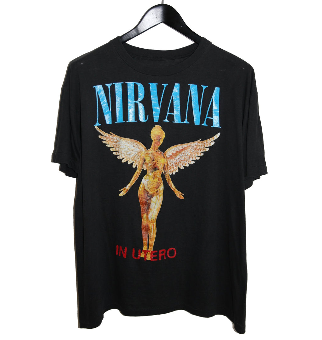 Nirvana 1993 In Utero Bootleg Shirt - Faded AU