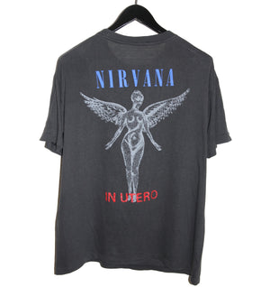 Nirvana 1993 In Utero Bootleg Shirt - Faded AU