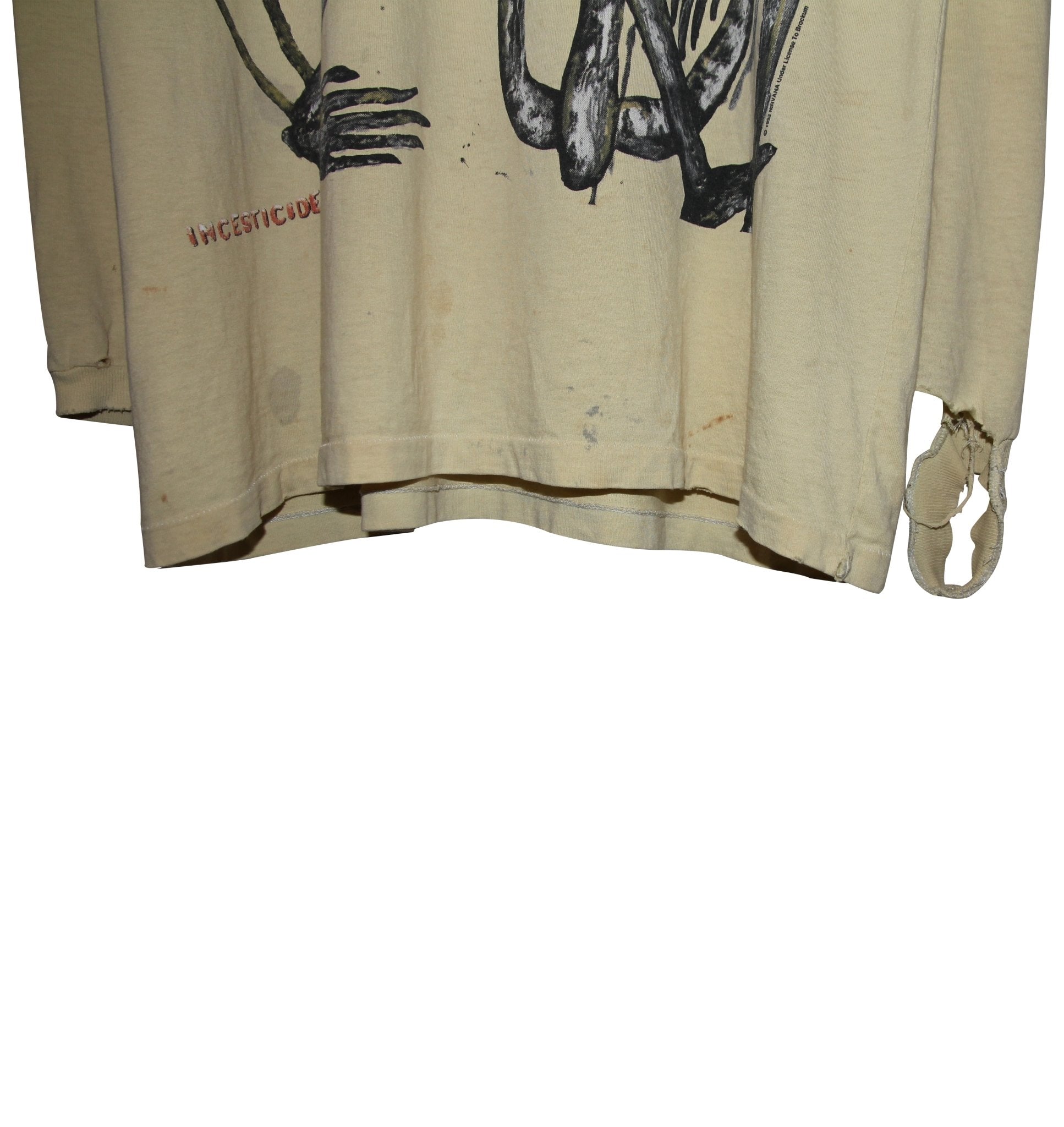 Nirvana 1993 Incesticide Album Long Sleeve - Faded AU