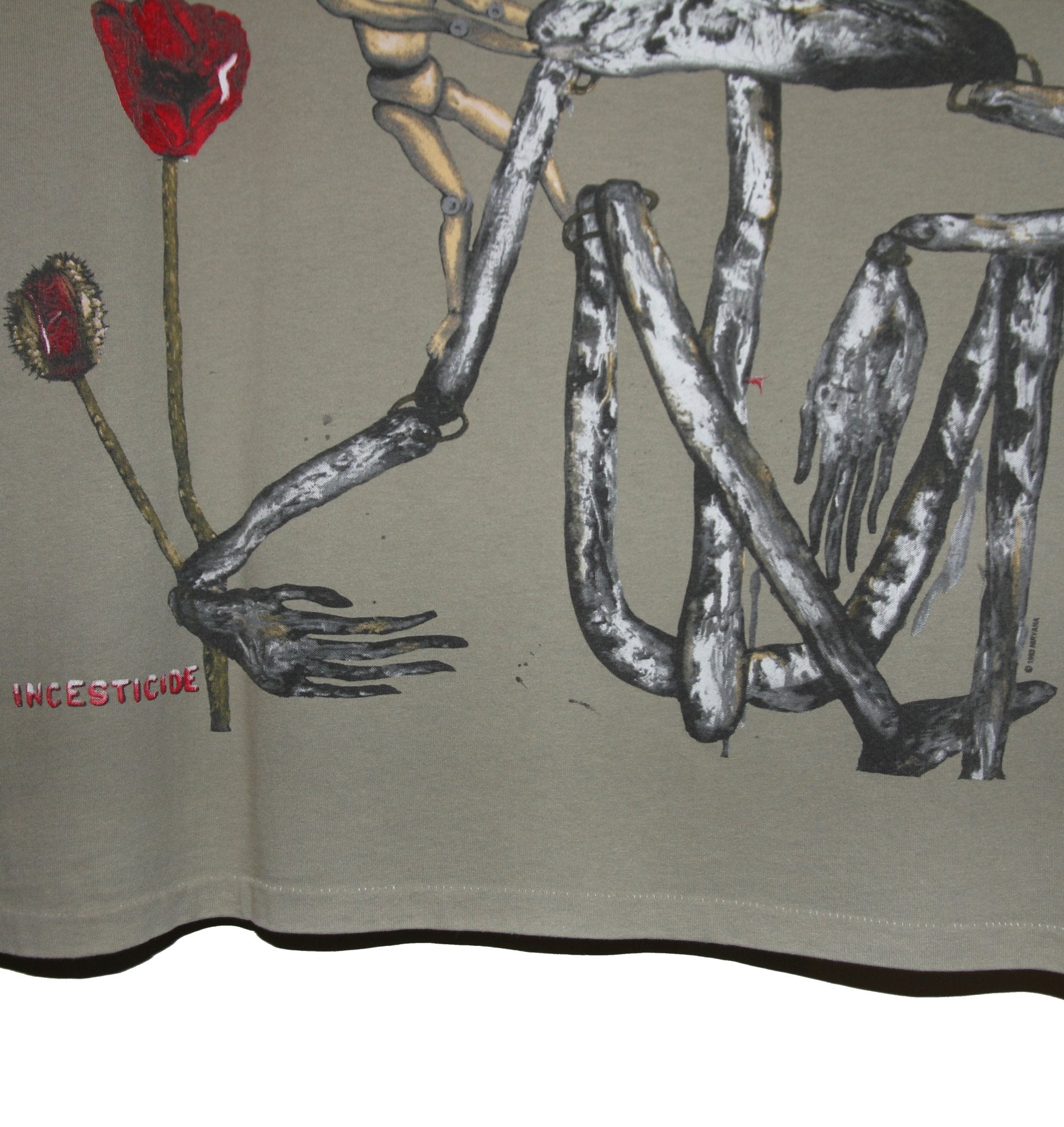 Nirvana 1993 Incesticide Album Shirt - Faded AU