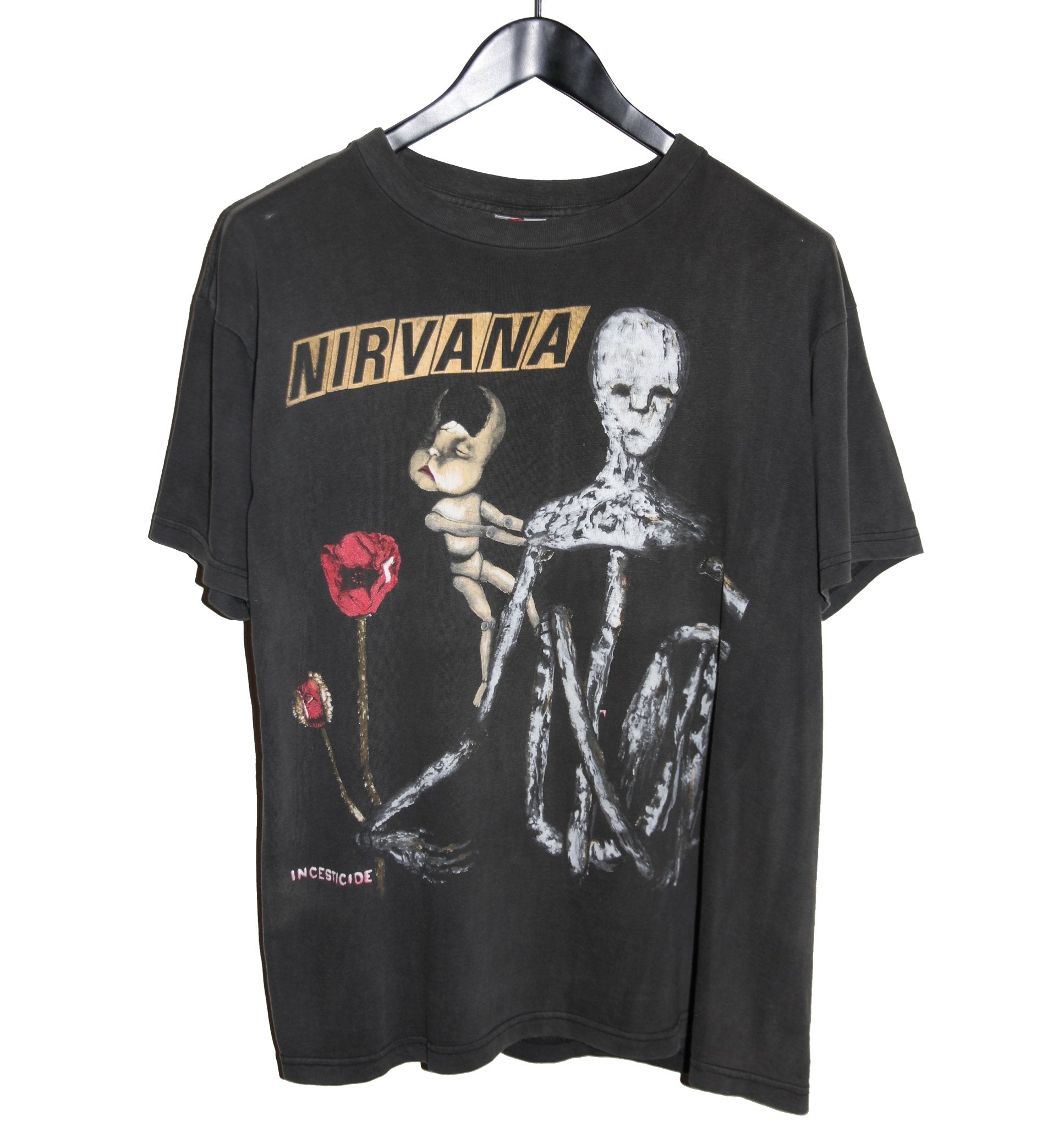 Nirvana 1993 Incesticide Album Shirt - Faded AU