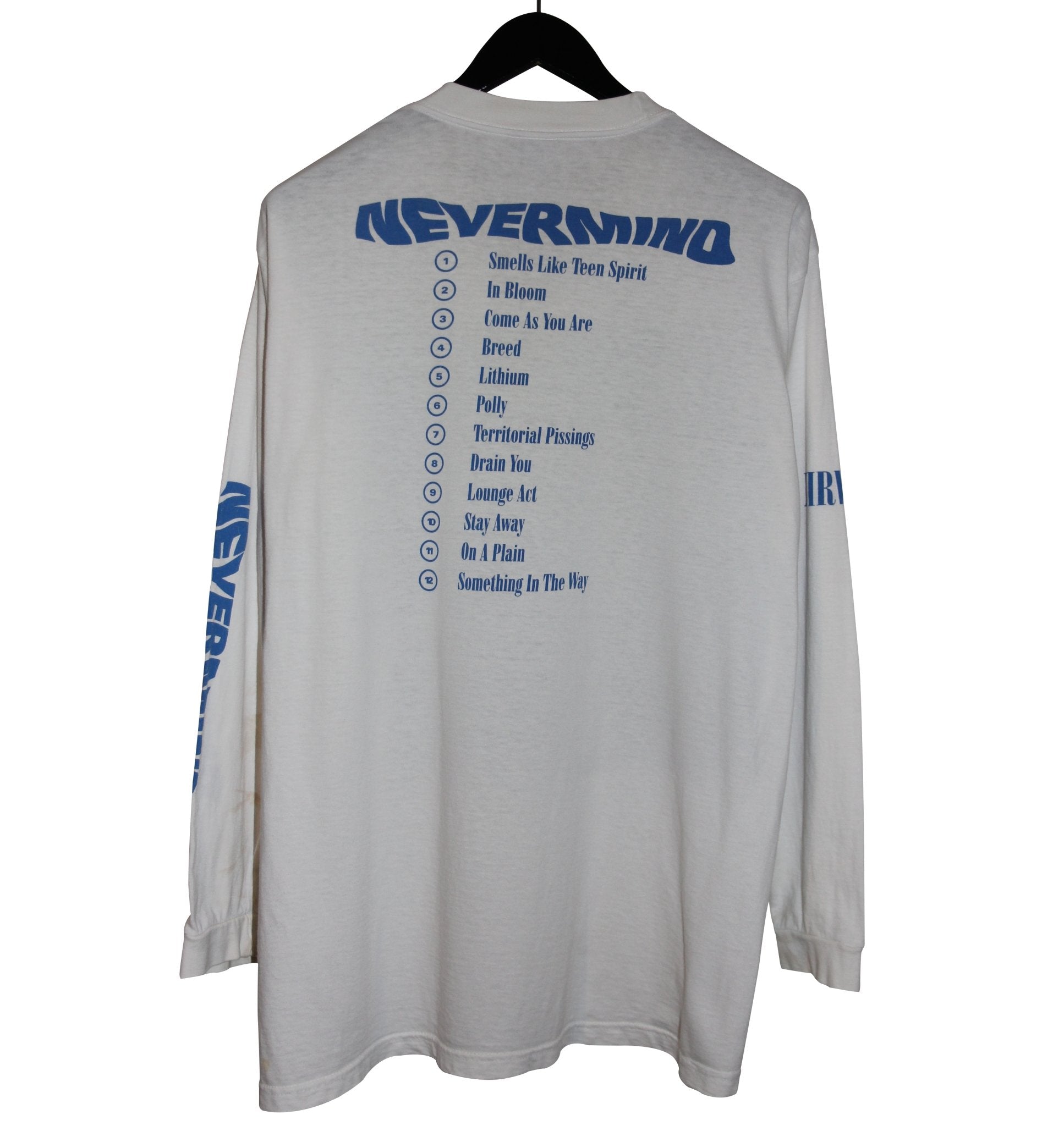 Nirvana 1993 Nevermind Album Long Sleeve - Faded AU