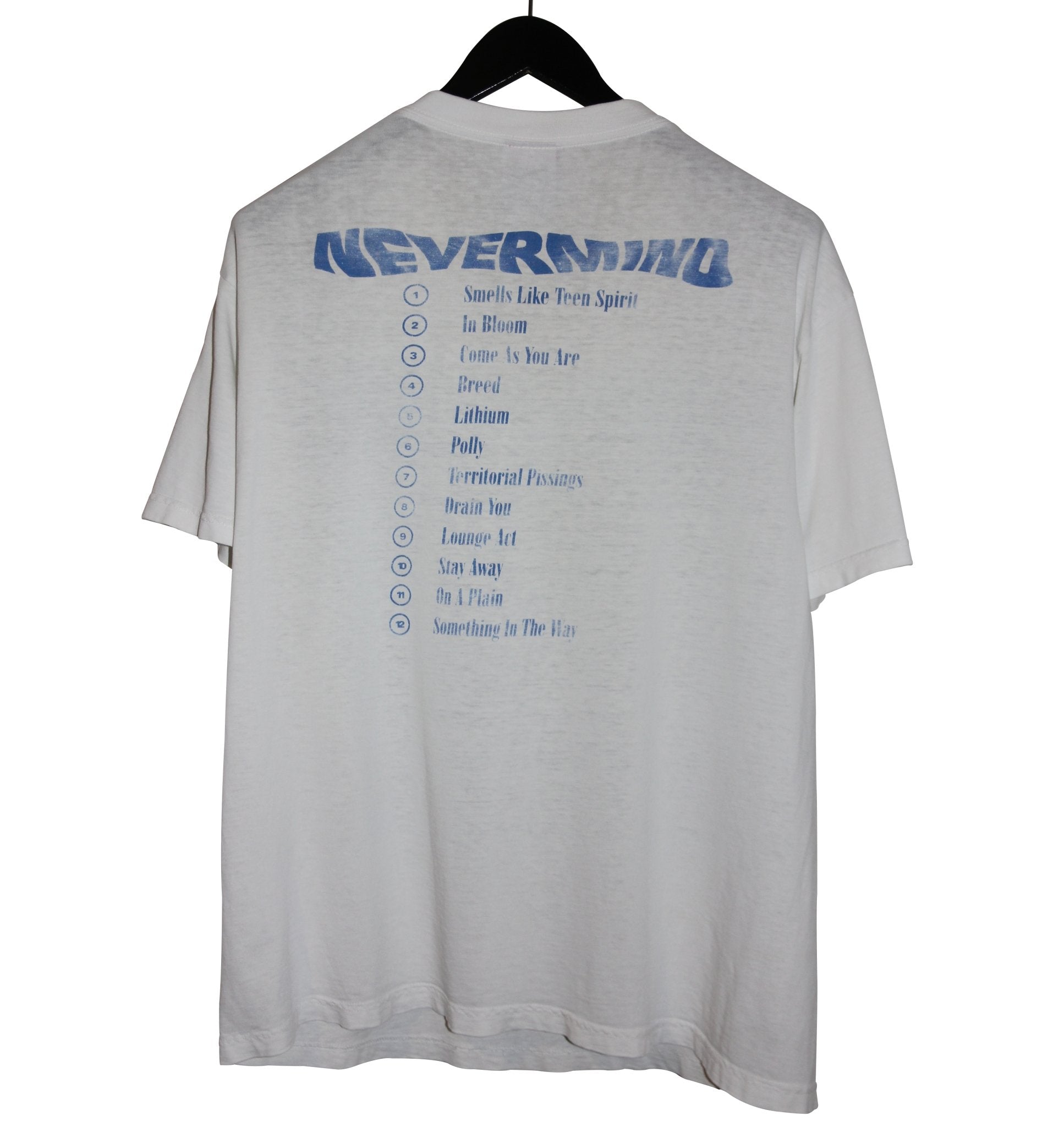 Nirvana 1993 Nevermind Album Shirt - Faded AU