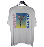 Nirvana 1993/94 In Utero World Tour Shirt - Faded AU