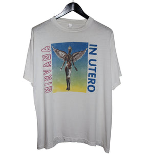 Nirvana 1993/94 In Utero World Tour Shirt - Faded AU