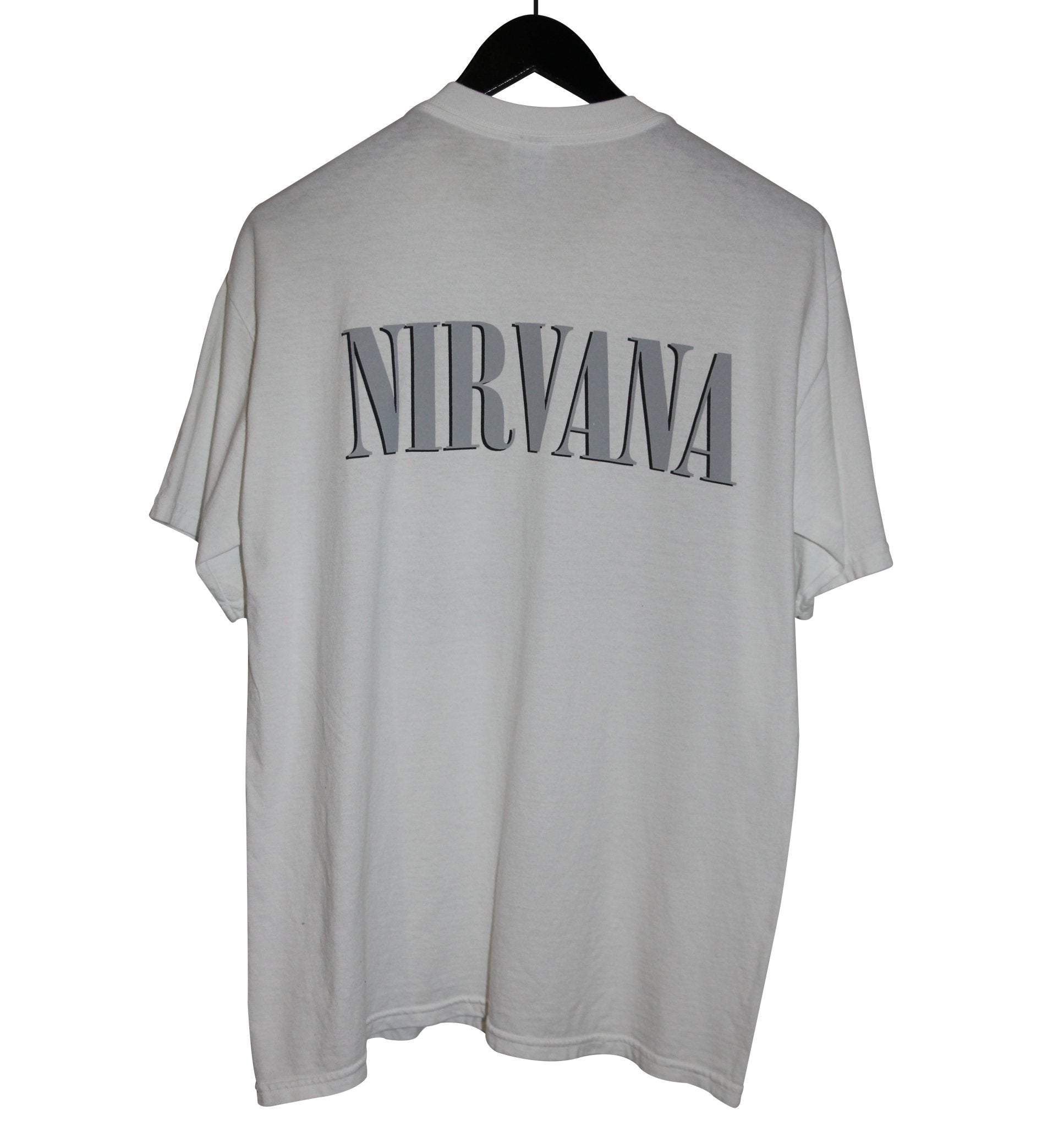 Nirvana 2001 Band Portrait Shirt - Faded AU
