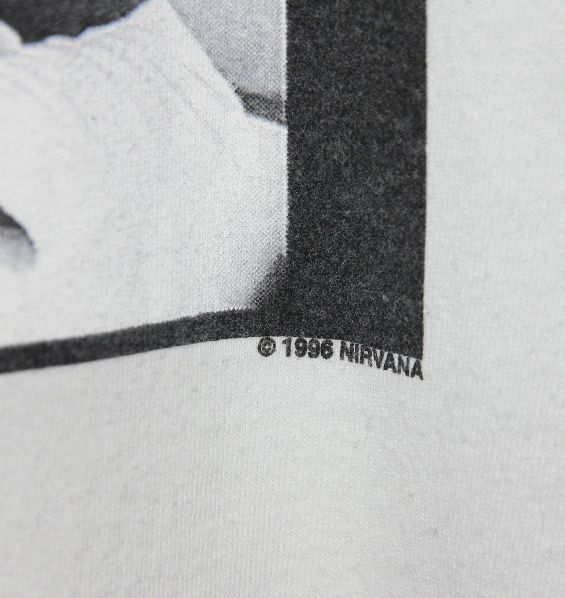 Nirvana 2001 Band Portrait Shirt - Faded AU