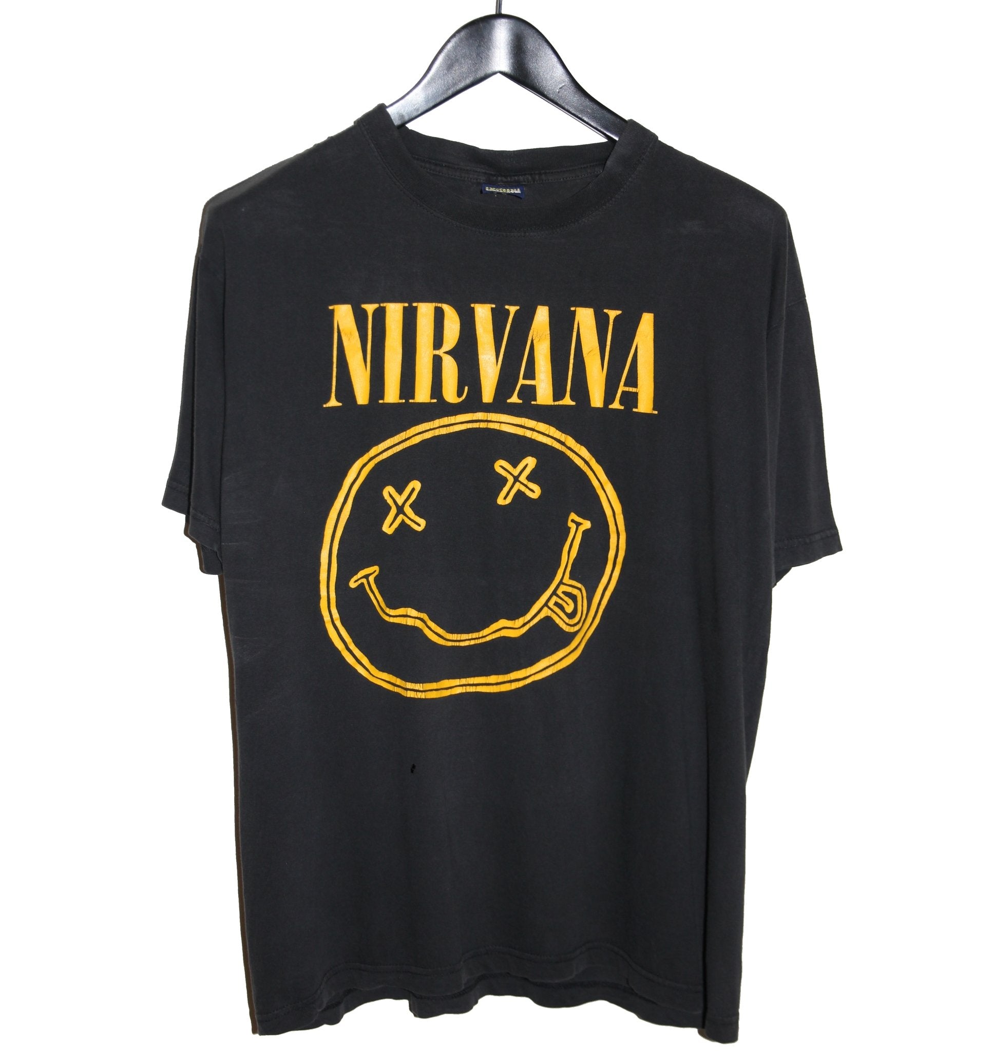 Nirvana 90's Smiley Shirt - Faded AU