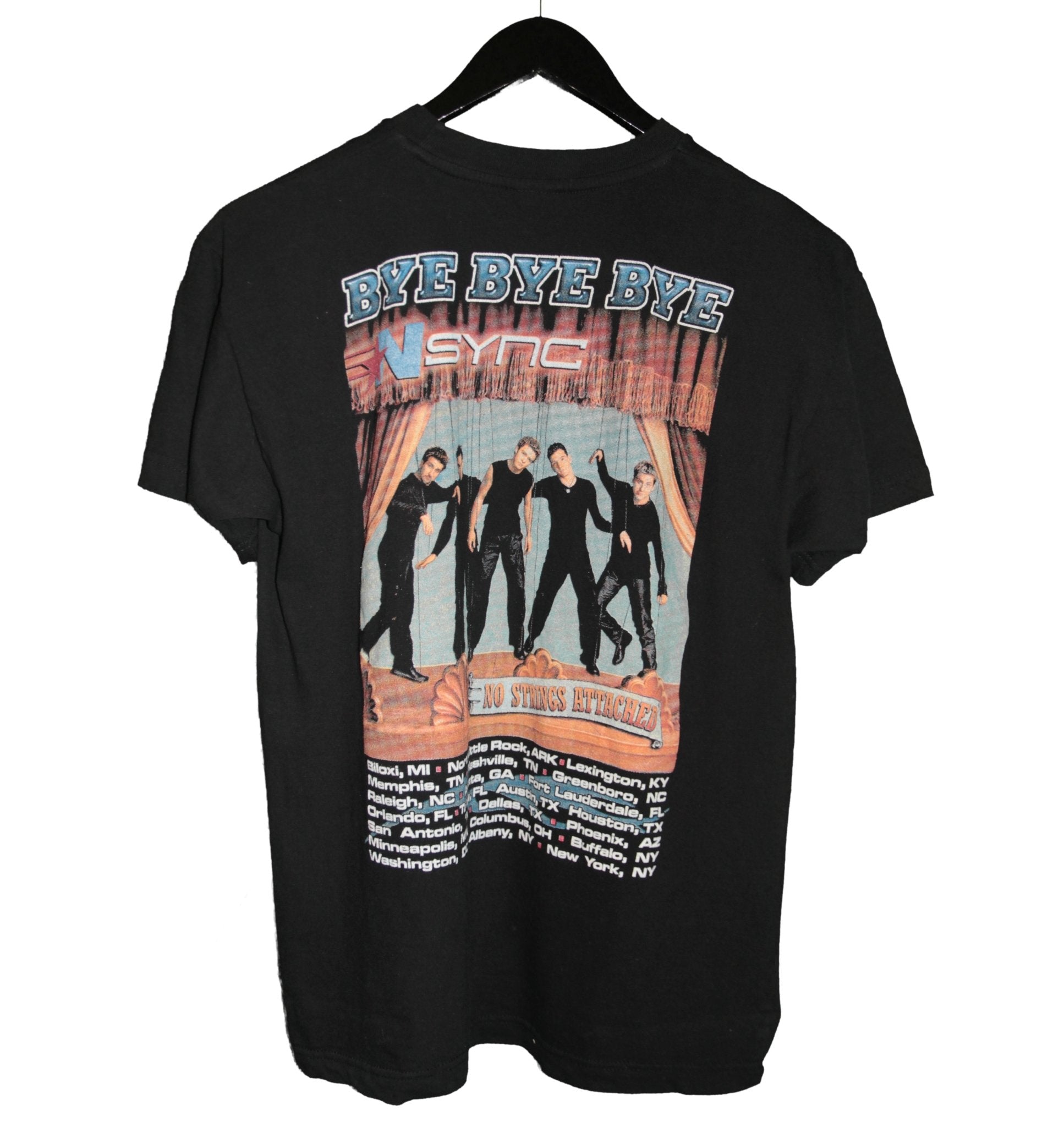 *NSYNC 2000 No Strings Attached Tour Shirt – Faded AU