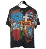 Ozzy Osbourne 1992 Tattoo All Over Print Shirt - Faded AU