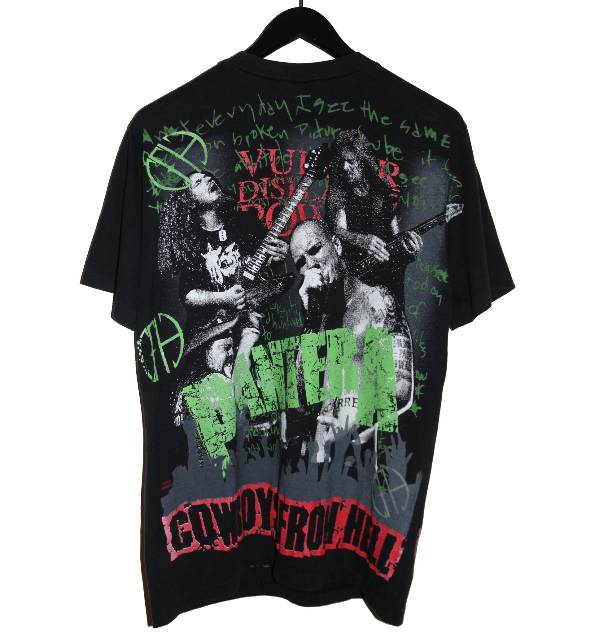 Pantera 1992 Cowboys From Hell All-Over Print Shirt - Faded AU