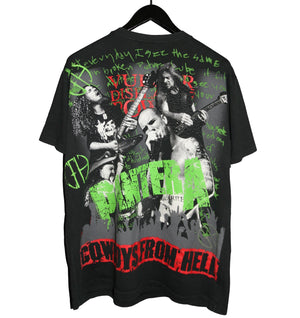 Pantera 1992 Cowboys From Hell All-Over Print Shirt - Faded AU