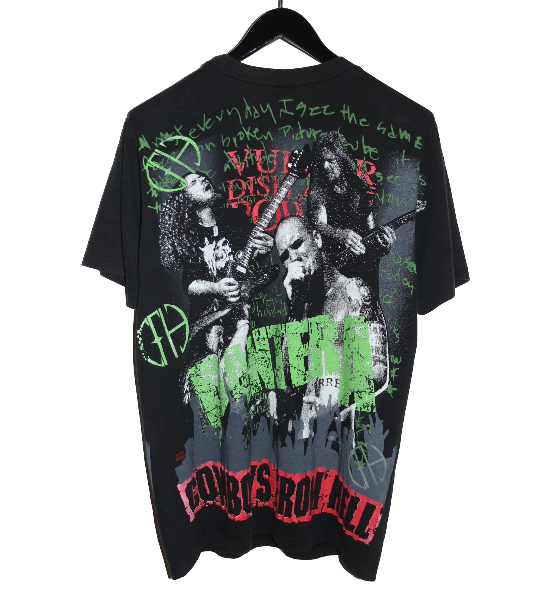 Pantera 1992 Cowboys From Hell All-Over Print Shirt - Faded AU