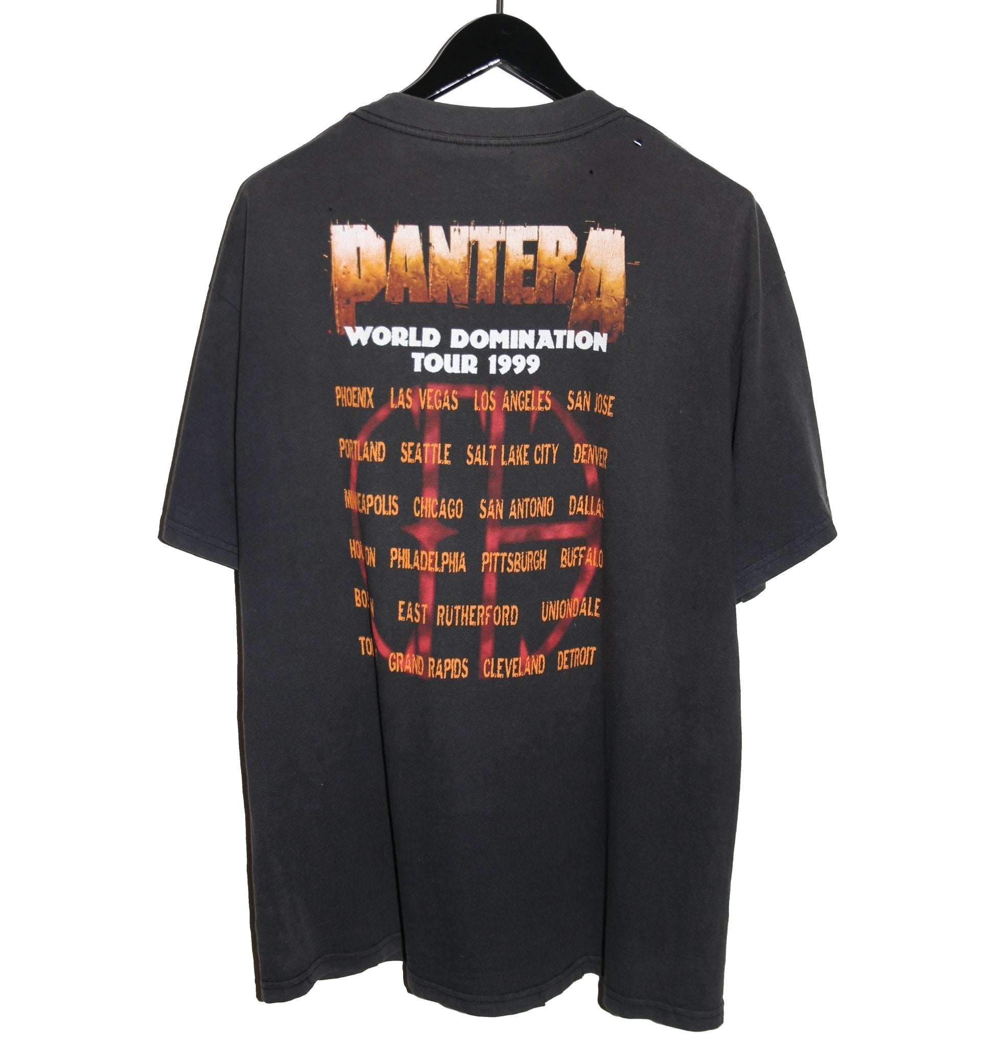 Pantera 1998 European Tour Shirt - Faded AU