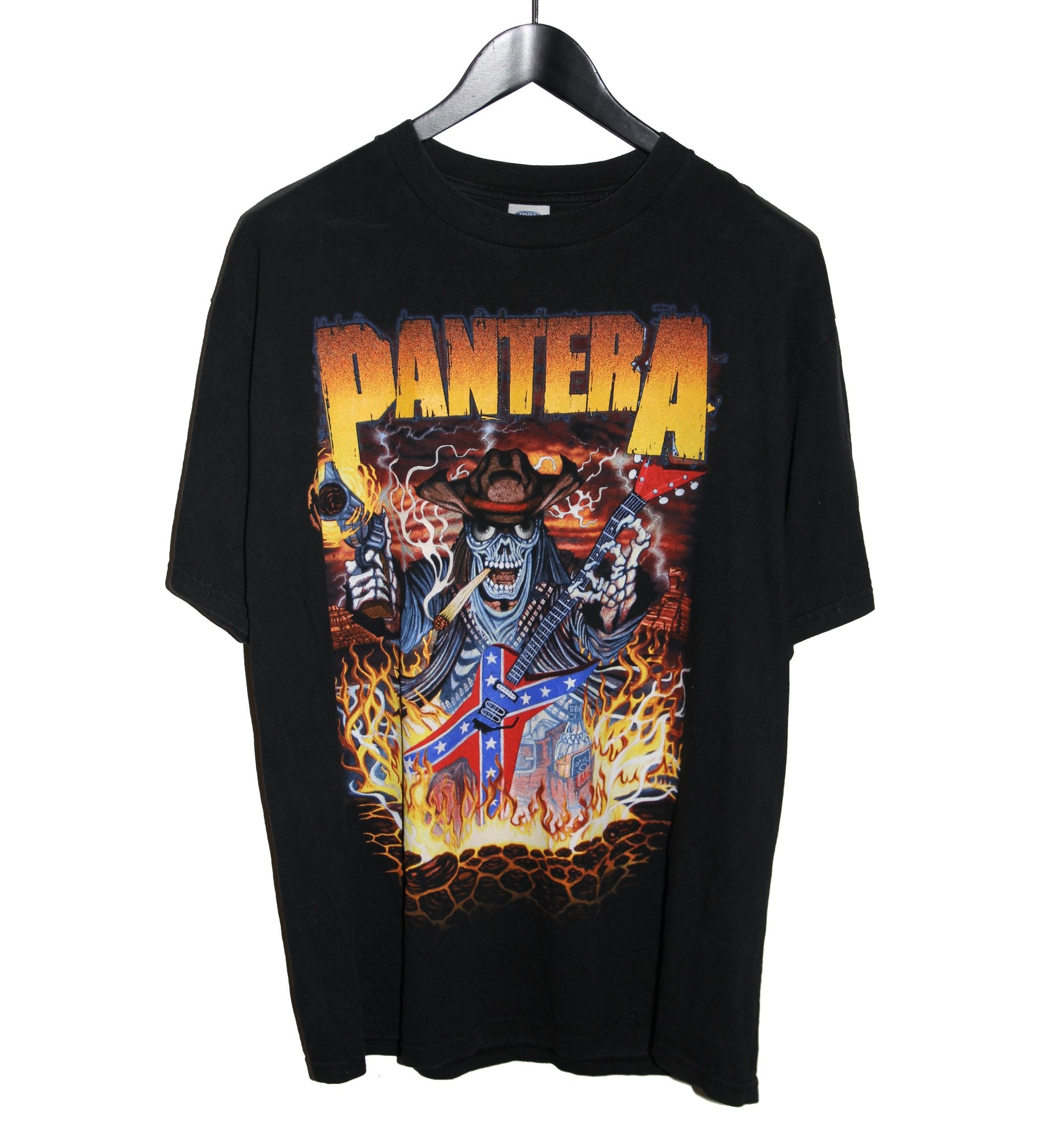 Pantera 2000 Reinventing The Steel Album Shirt - Faded AU