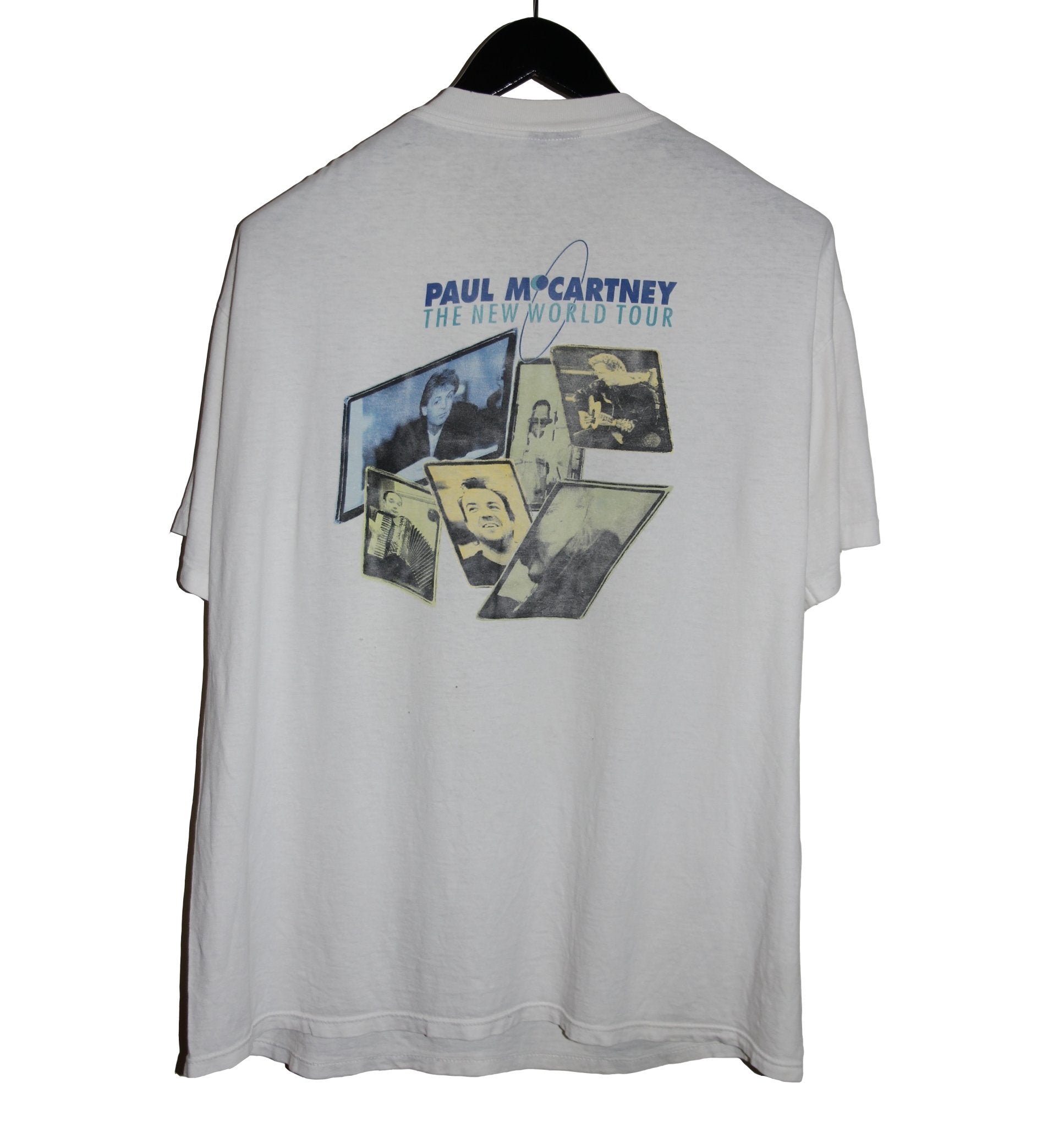 Paul McCartney 1993 The New World Tour Shirt - Faded AU