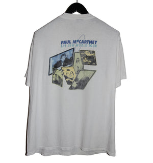 Paul McCartney 1993 The New World Tour Shirt - Faded AU