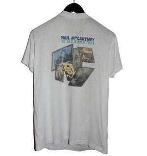 Paul McCartney 1993 The New World Tour Shirt - Faded AU