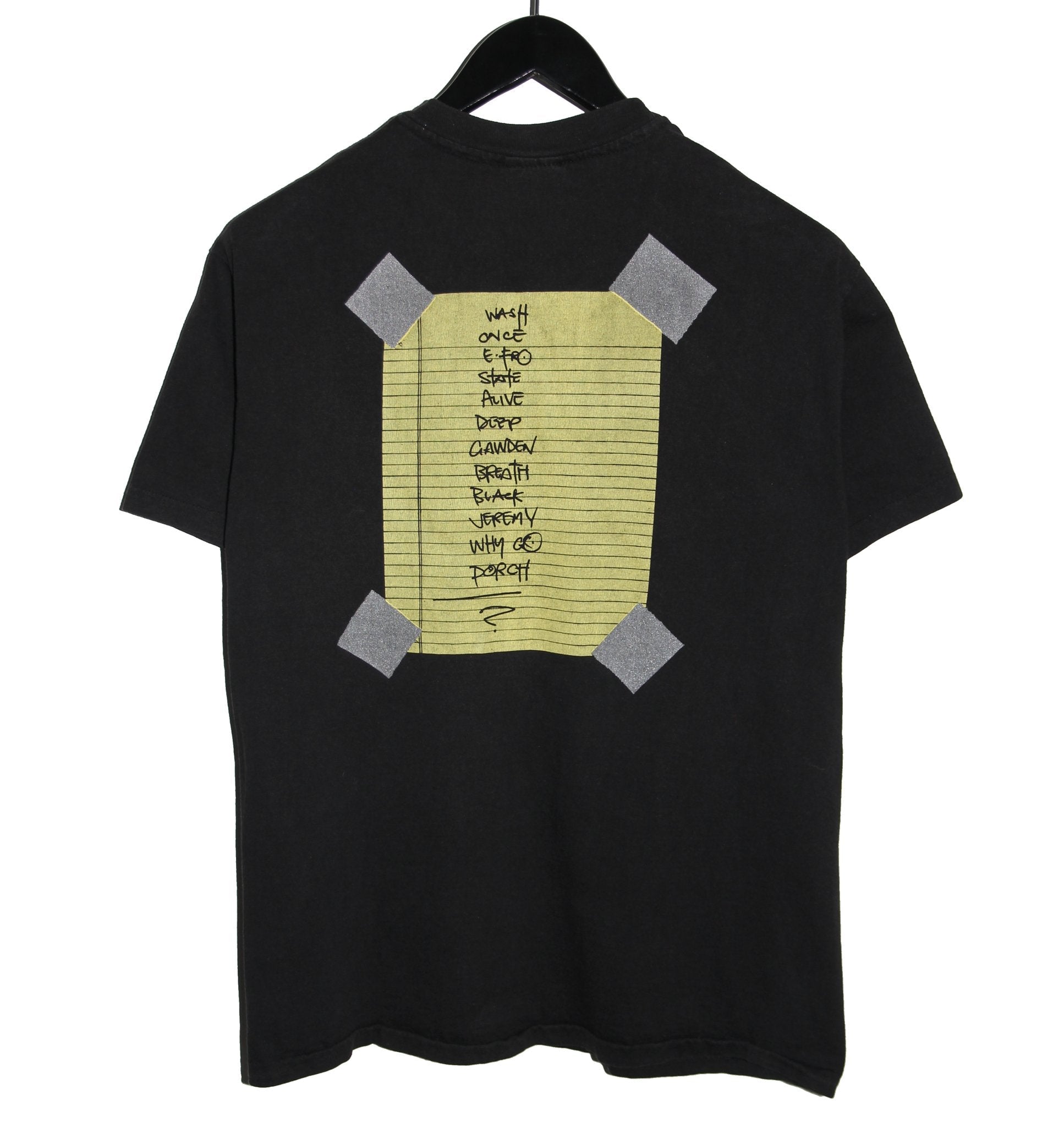 Pearl Jam 1992 Alive Ten Album Shirt - Faded AU