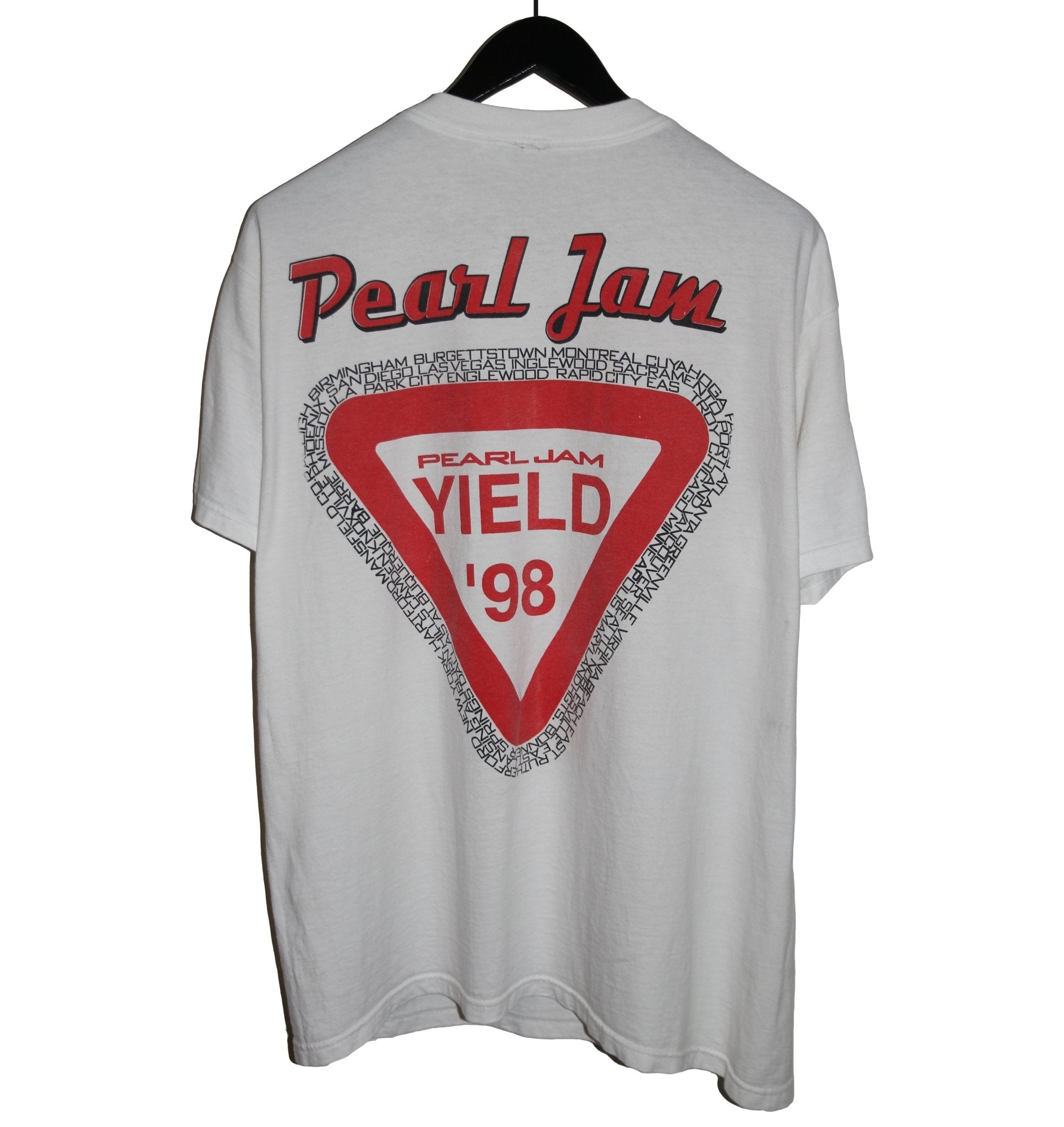 Pearl Jam 1998 Yield Tour Shirt - Faded AU
