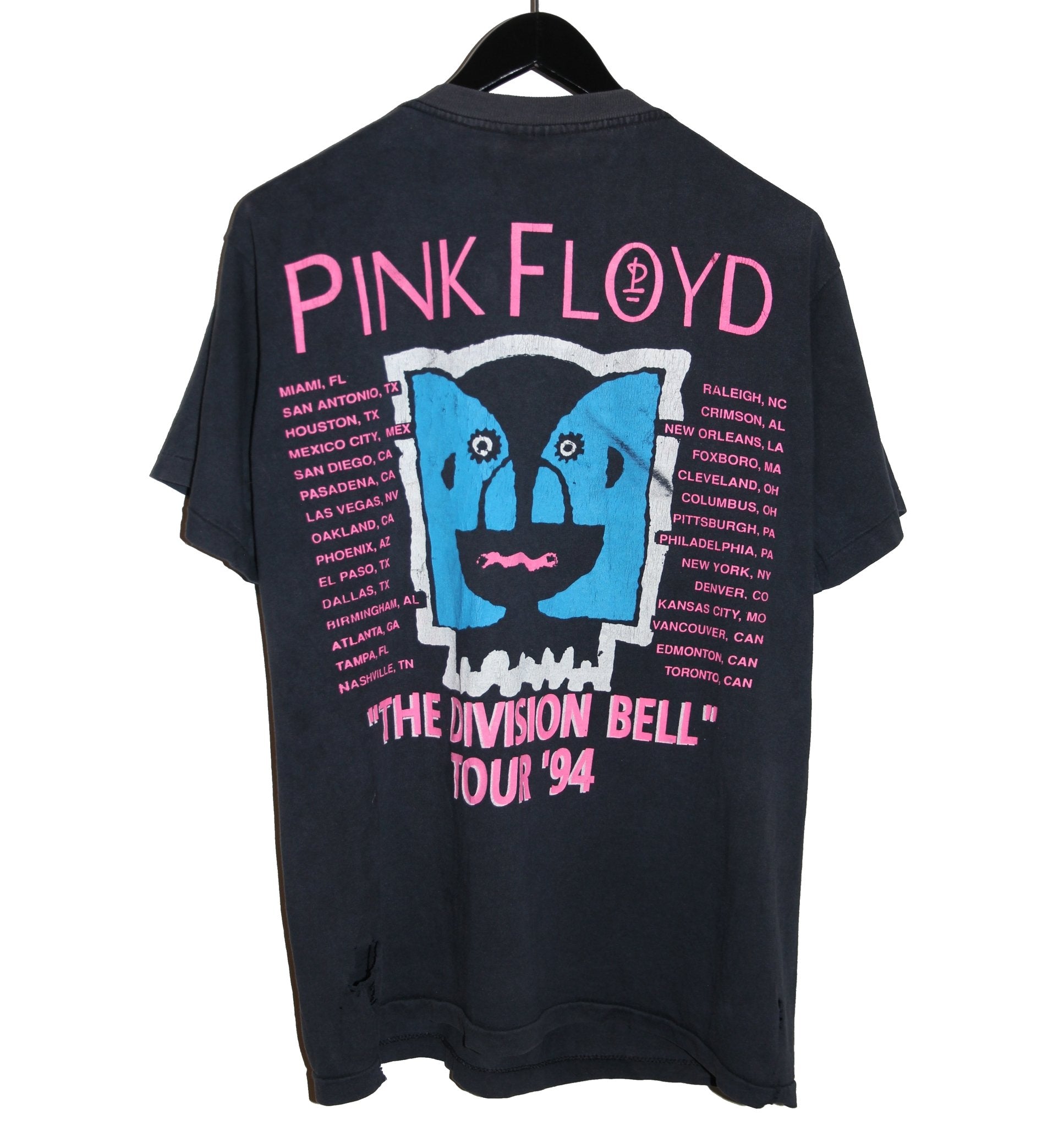 Pink Floyd 1994 Division Bell Bootleg Tour Shirt - Faded AU